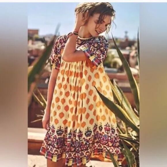EUC Anthropologie Tanvi Kedia Caltha Dress Size SMALL - Picture 1 of 7